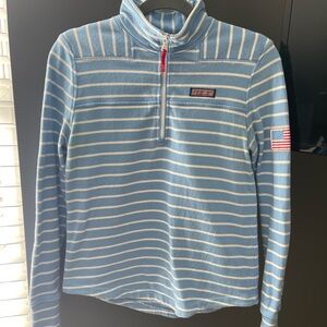 Vineyard Vines Light Blue and White Striped Pullover - The Shep Shirt